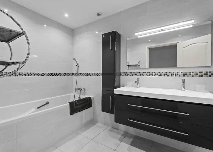 Apartmán Baieta - Appt Climatise Jacuzzi Vue Menton